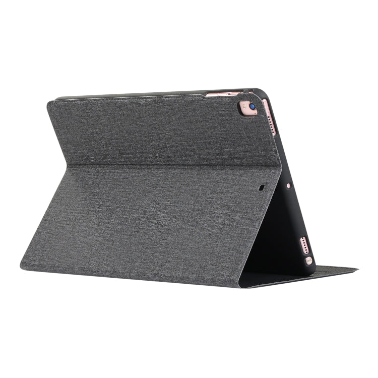 Voltage Craft Cloth TPU Protective Case with Holder, For iPad 10.2 2021 / 2020 / 2019