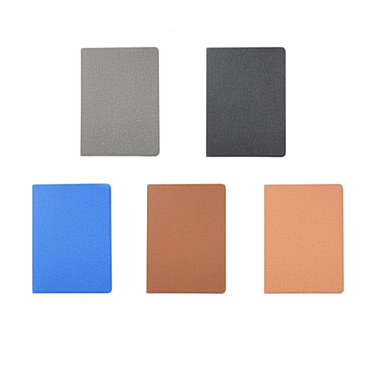 Voltage Craft Cloth TPU Protective Case with Holder, For iPad 10.2 2021 / 2020 / 2019