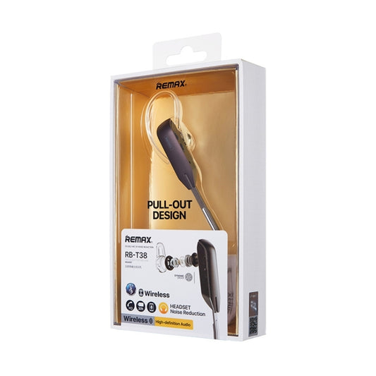 Noise-cancelling Remax RB-T38 true wireless earphones with ergonomic fit and metal finish