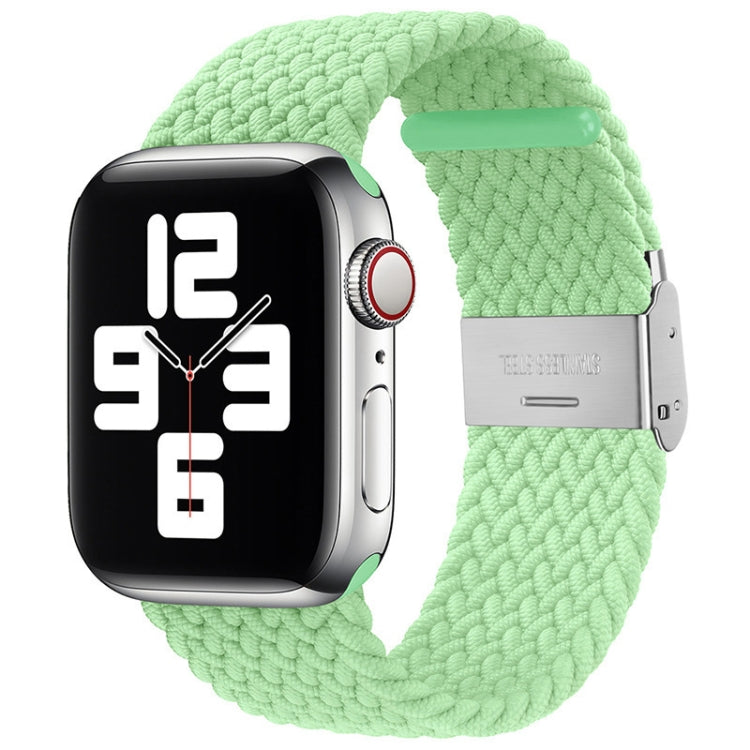 Braided + Stainless Steel Replacement Watchbands For Apple Watch Series 6 & SE & 5 & 4 40mm / 3 & 2 & 1 38mm, For Apple Watch Series 7 41mm / 6 & SE & 5 & 4 40mm, For Apple Watch Series 8&7 41mm / SE 2&6&SE&5&4 40mm / 3&2&1 38mm