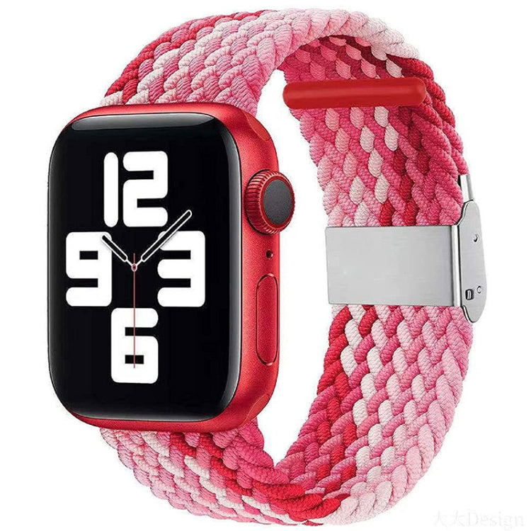 Braided + Stainless Steel Watch Band For Apple Watch Ultra 49mm&Watch Ultra 2 49mm / Series 9&8&7 45mm / SE 3&SE 2&6&SE&5&4 44mm / 3&2&1 42mm, For Apple Watch Series 7 45mm / 6 & SE & 5 & 4 44mm                                                          ...