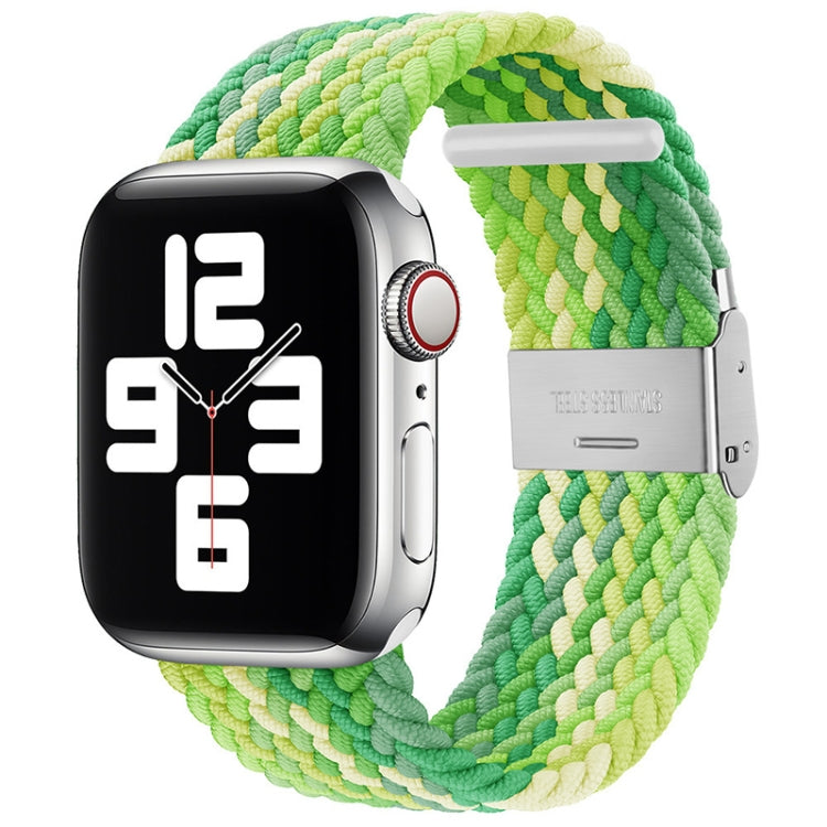 Braided + Stainless Steel Watch Band For Apple Watch Ultra 49mm&Watch Ultra 2 49mm / Series 9&8&7 45mm / SE 3&SE 2&6&SE&5&4 44mm / 3&2&1 42mm, For Apple Watch Series 7 45mm / 6 & SE & 5 & 4 44mm����������������������������������������������������������...