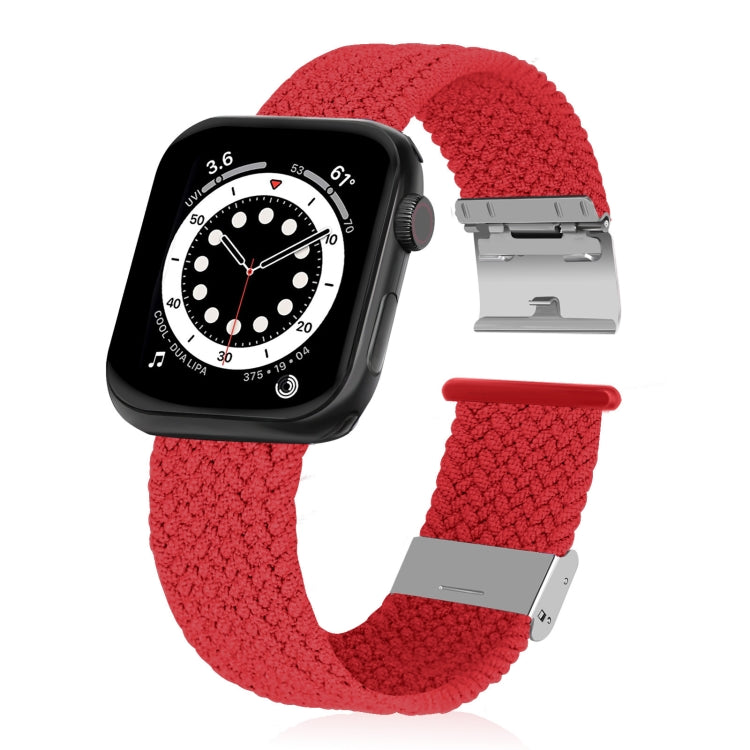 Braided + Stainless Steel Watch Band For Apple Watch Ultra 49mm&Watch Ultra 2 49mm / Series 9&8&7 45mm / SE 3&SE 2&6&SE&5&4 44mm / 3&2&1 42mm, For Apple Watch Series 7 45mm / 6 & SE & 5 & 4 44mm / 3 & 2 & 1 42mm
