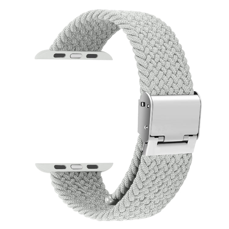 Braided + Stainless Steel Watch Band For Apple Watch Ultra 49mm&Watch Ultra 2 49mm / Series 9&8&7 45mm / SE 3&SE 2&6&SE&5&4 44mm / 3&2&1 42mm, For Apple Watch Series 7 45mm / 6 & SE & 5 & 4 44mm����������������������������������������������������������...