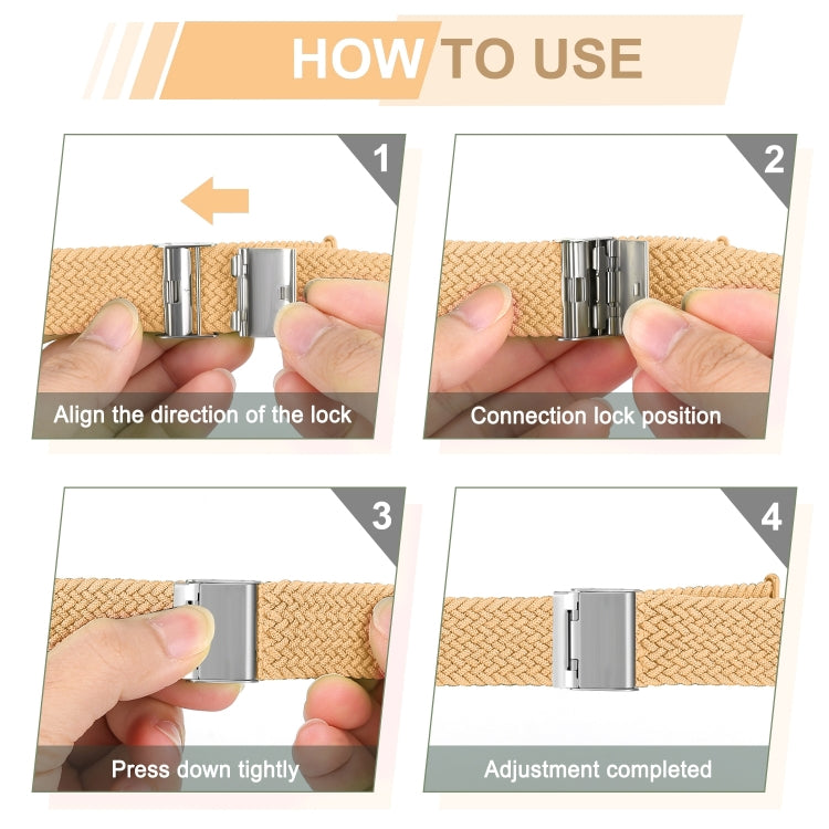 Braided + Stainless Steel Watch Band For Apple Watch Ultra 49mm&Watch Ultra 2 49mm / Series 9&8&7 45mm / SE 3&SE 2&6&SE&5&4 44mm / 3&2&1 42mm, For Apple Watch Series 7 45mm / 6 & SE & 5 & 4 44mm����������������������������������������������������������...