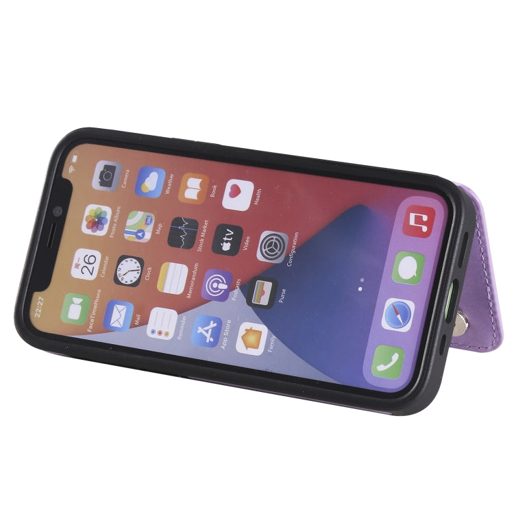 Flower Embossing Pattern Shockproof Protective Case with Holder & Card Slots & Photo Frame, For iPhone 12 mini, For iPhone 12 / 12 Pro, For iPhone 12 Pro Max