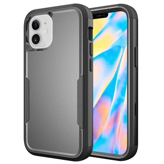 Dual-layer shockproof case with TPU bumper and polycarbonate back for iPhone protection