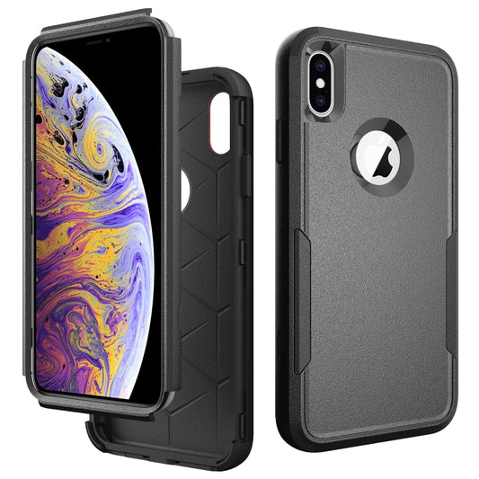 TPU PC shockproof protective case for iPhone XS Max with dual-layer defense
