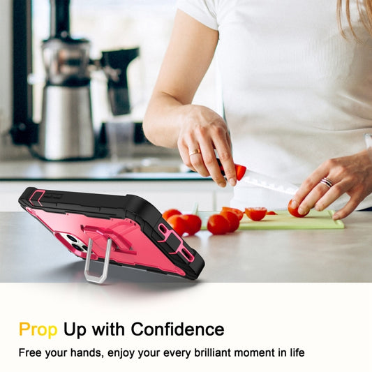 iPhone 12 Pro Max case with 360-degree rotating kickstand, drop-tested shockproof design