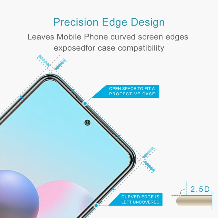 For Xiaomi Redmi Note 10 / Note 11 4G Global 6.43 inch/ Note 10 Global 6.43 inch / Poco M4 Pro 4G 50pcs 0.26mm 9H 2.5D Tempered Glass Film, For Xiaomi Redmi Note 10 / Note 11 5G International Version / Note 10 Overseas Version 6.43 (50 PCS)            ...