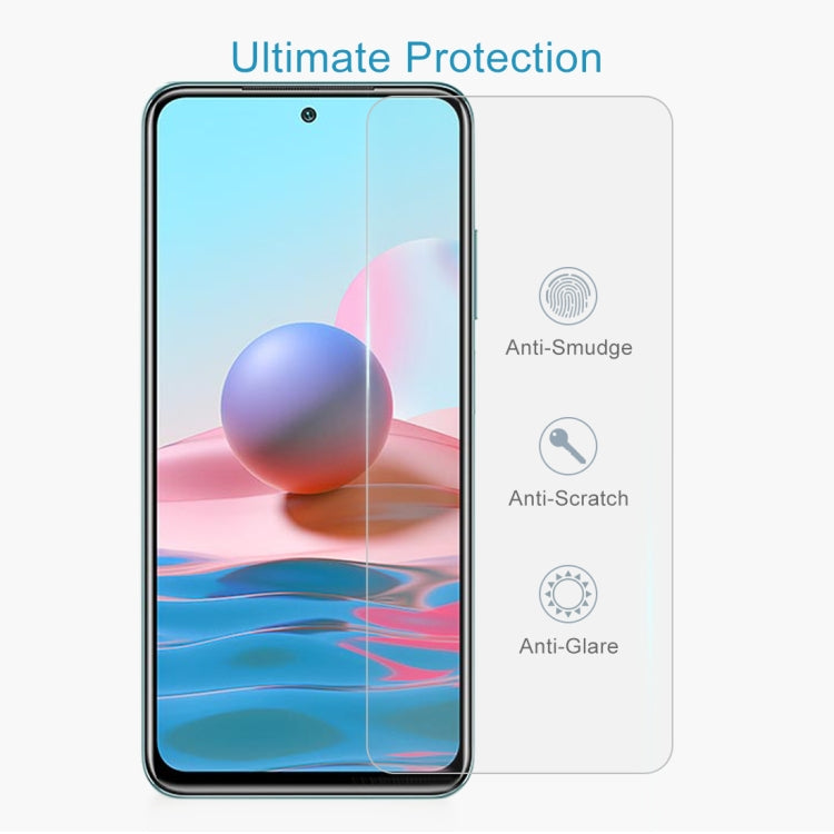 For Xiaomi Redmi Note 10 / Note 11 4G Global 6.43 inch/ Note 10 Global 6.43 inch / Poco M4 Pro 4G 50pcs 0.26mm 9H 2.5D Tempered Glass Film, For Xiaomi Redmi Note 10 / Note 11 5G International Version / Note 10 Overseas Version 6.43 (50 PCS)            ...