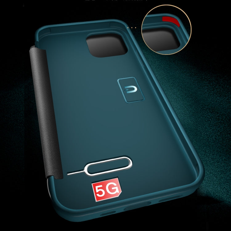 Crocodile Texture Display Window Horizontal Flip Leather Case