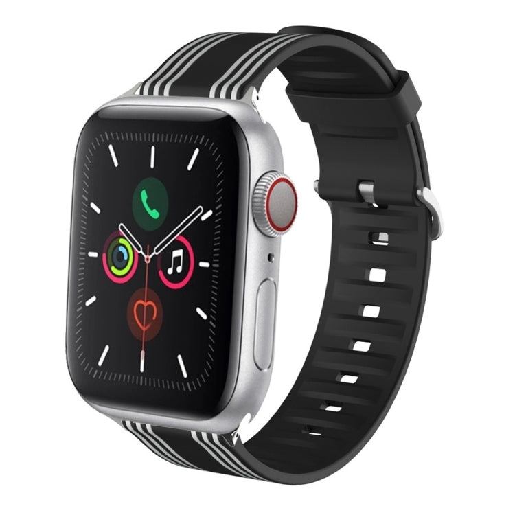 Silicone Replaceable Watch Strap, For Apple Watch Ultra 49mm / Series 8&7 45mm / SE 2&6&SE&5&4 44mm / 3&2&1 42mm