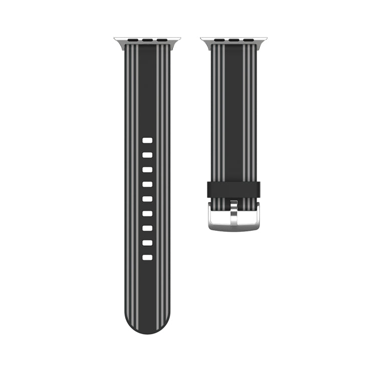 Silicone Replaceable Watch Strap, For Apple Watch Ultra 49mm / Series 8&7 45mm / SE 2&6&SE&5&4 44mm / 3&2&1 42mm