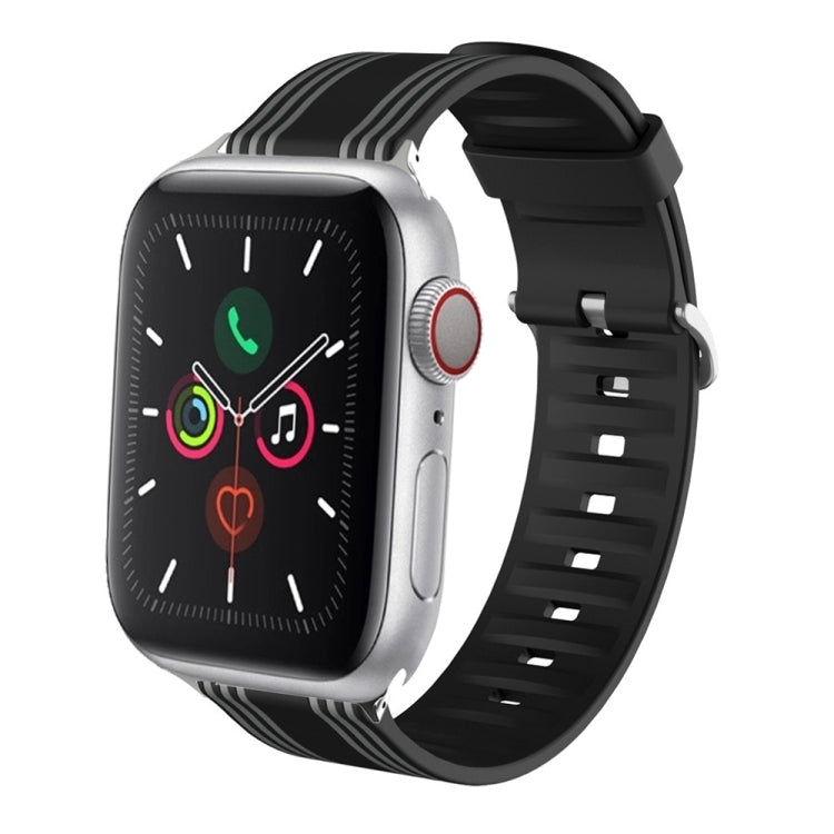 Silicone Replaceable Watch Strap, For Apple Watch Ultra 49mm / Series 8&7 45mm / SE 2&6&SE&5&4 44mm / 3&2&1 42mm