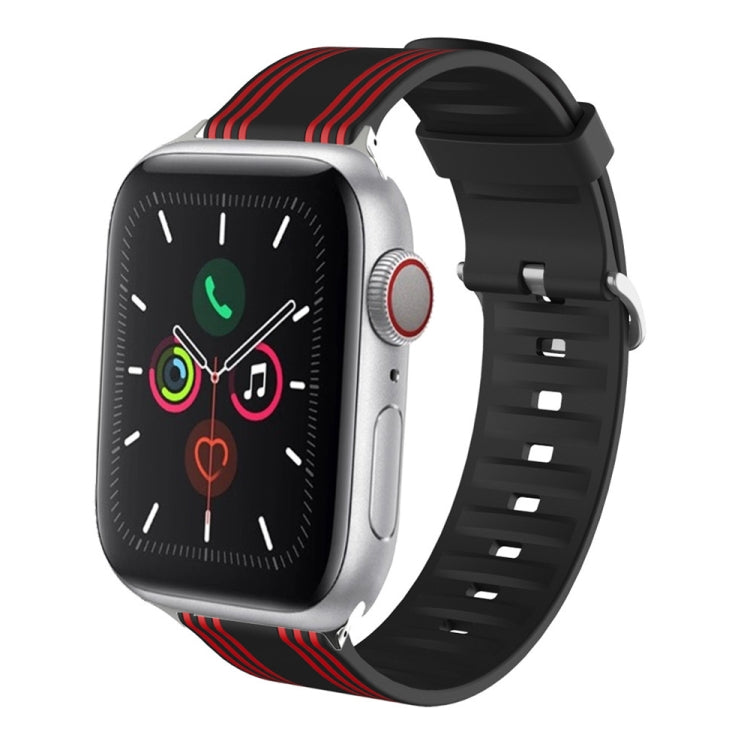 Silicone Replaceable Watch Strap, For Apple Watch Ultra 49mm / Series 8&7 45mm / SE 2&6&SE&5&4 44mm / 3&2&1 42mm