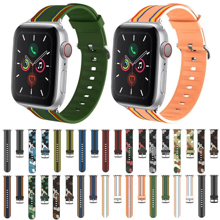 Silicone Replaceable Watch Strap, For Apple Watch Ultra 49mm / Series 8&7 45mm / SE 2&6&SE&5&4 44mm / 3&2&1 42mm