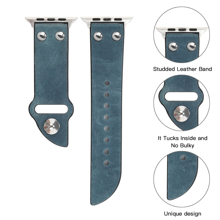 Leather Knife Strap, For Apple Watch Ultra 49mm / Series 8&7 45mm / SE 2&6&SE&5&4 44mm / 3&2&1 42mm, For Apple Watch Series 8&7 41mm / SE 2&6&SE&5&4 40mm / 3&2&1 38mm