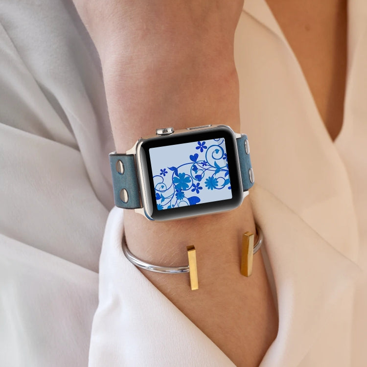 Leather Knife Strap, For Apple Watch Ultra 49mm / Series 8&7 45mm / SE 2&6&SE&5&4 44mm / 3&2&1 42mm, For Apple Watch Series 8&7 41mm / SE 2&6&SE&5&4 40mm / 3&2&1 38mm