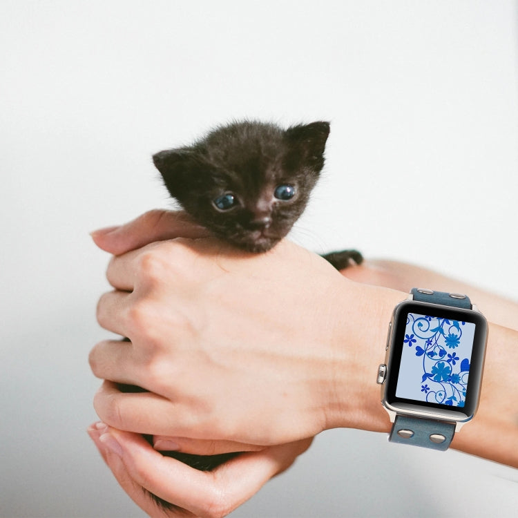 Leather Knife Strap, For Apple Watch Ultra 49mm / Series 8&7 45mm / SE 2&6&SE&5&4 44mm / 3&2&1 42mm, For Apple Watch Series 8&7 41mm / SE 2&6&SE&5&4 40mm / 3&2&1 38mm