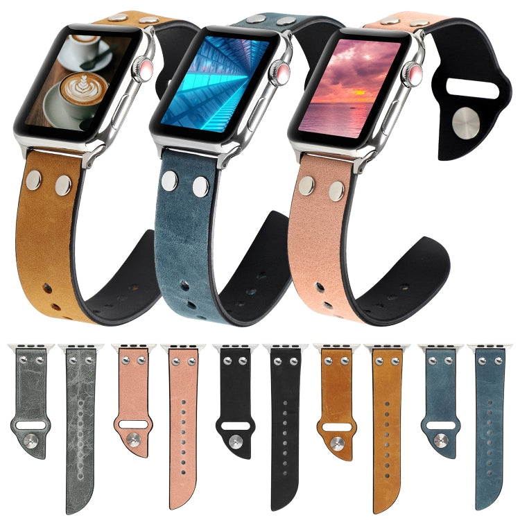 Leather Knife Strap, For Apple Watch Ultra 49mm / Series 8&7 45mm / SE 2&6&SE&5&4 44mm / 3&2&1 42mm, For Apple Watch Series 8&7 41mm / SE 2&6&SE&5&4 40mm / 3&2&1 38mm