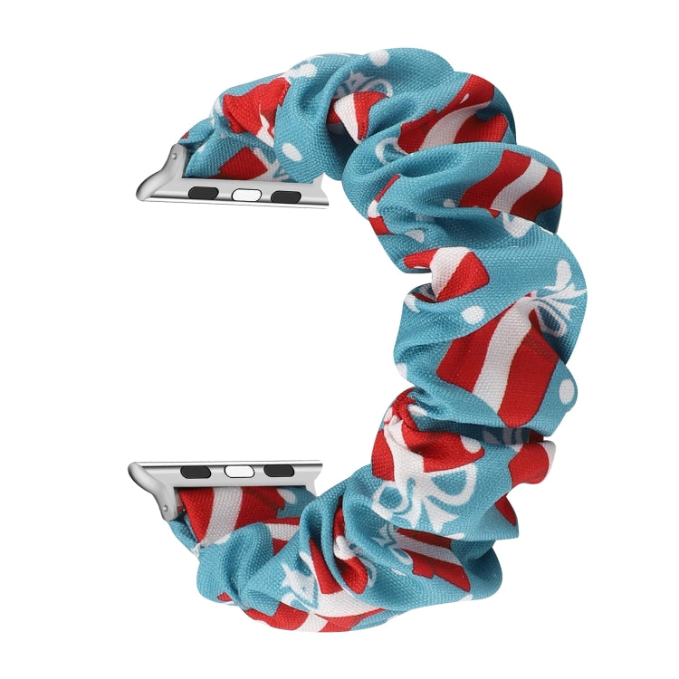Fabric Hair Ring Replacement Strap Watchband, For Apple Watch Ultra 49mm / Series 8&7 45mm / SE 2&6&SE&5&4 44mm / 3&2&1 42mm, For Apple Watch Series 8&7 41mm / SE 2&6&SE&5&4 40mm / 3&2&1 38mm
