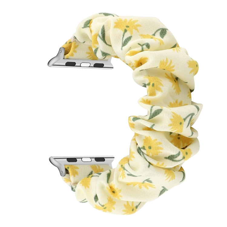 Fabric Hair Ring Replacement Strap Watchband, For Apple Watch Ultra 49mm / Series 8&7 45mm / SE 2&6&SE&5&4 44mm / 3&2&1 42mm, For Apple Watch Series 8&7 41mm / SE 2&6&SE&5&4 40mm / 3&2&1 38mm