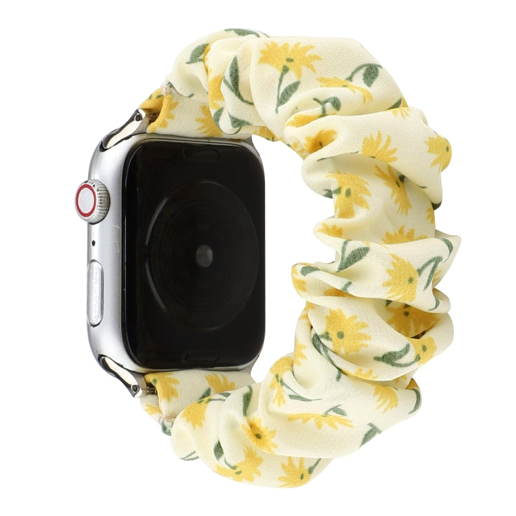 Fabric Hair Ring Replacement Strap Watchband, For Apple Watch Ultra 49mm / Series 8&7 45mm / SE 2&6&SE&5&4 44mm / 3&2&1 42mm, For Apple Watch Series 8&7 41mm / SE 2&6&SE&5&4 40mm / 3&2&1 38mm