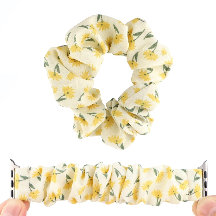 Fabric Hair Ring Replacement Strap Watchband, For Apple Watch Ultra 49mm / Series 8&7 45mm / SE 2&6&SE&5&4 44mm / 3&2&1 42mm, For Apple Watch Series 8&7 41mm / SE 2&6&SE&5&4 40mm / 3&2&1 38mm