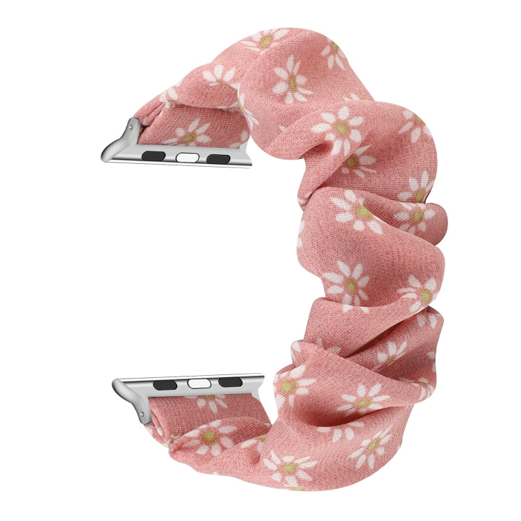 Fabric Hair Ring Replacement Strap Watchband, For Apple Watch Ultra 49mm / Series 8&7 45mm / SE 2&6&SE&5&4 44mm / 3&2&1 42mm, For Apple Watch Series 8&7 41mm / SE 2&6&SE&5&4 40mm / 3&2&1 38mm