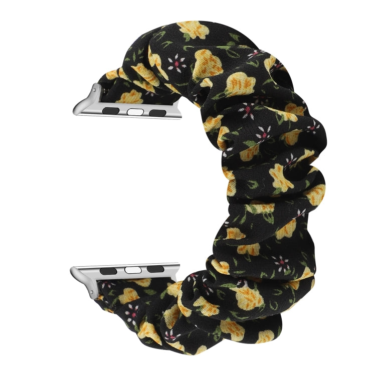 Fabric Hair Ring Replacement Strap Watchband, For Apple Watch Ultra 49mm / Series 8&7 45mm / SE 2&6&SE&5&4 44mm / 3&2&1 42mm, For Apple Watch Series 8&7 41mm / SE 2&6&SE&5&4 40mm / 3&2&1 38mm