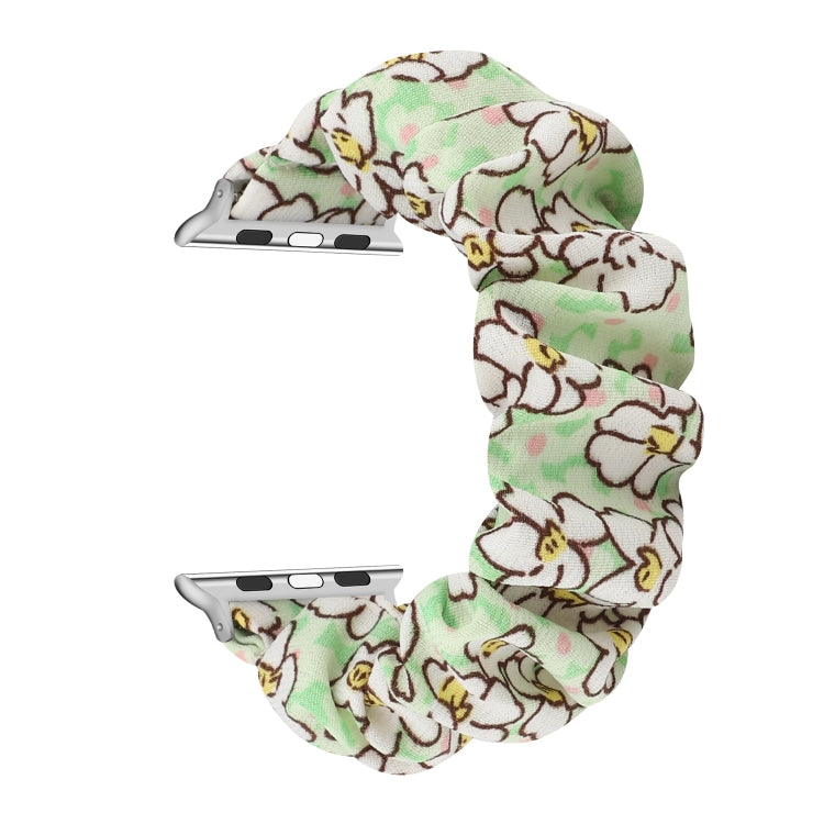 Fabric Hair Ring Replacement Strap Watchband, For Apple Watch Ultra 49mm / Series 8&7 45mm / SE 2&6&SE&5&4 44mm / 3&2&1 42mm, For Apple Watch Series 8&7 41mm / SE 2&6&SE&5&4 40mm / 3&2&1 38mm