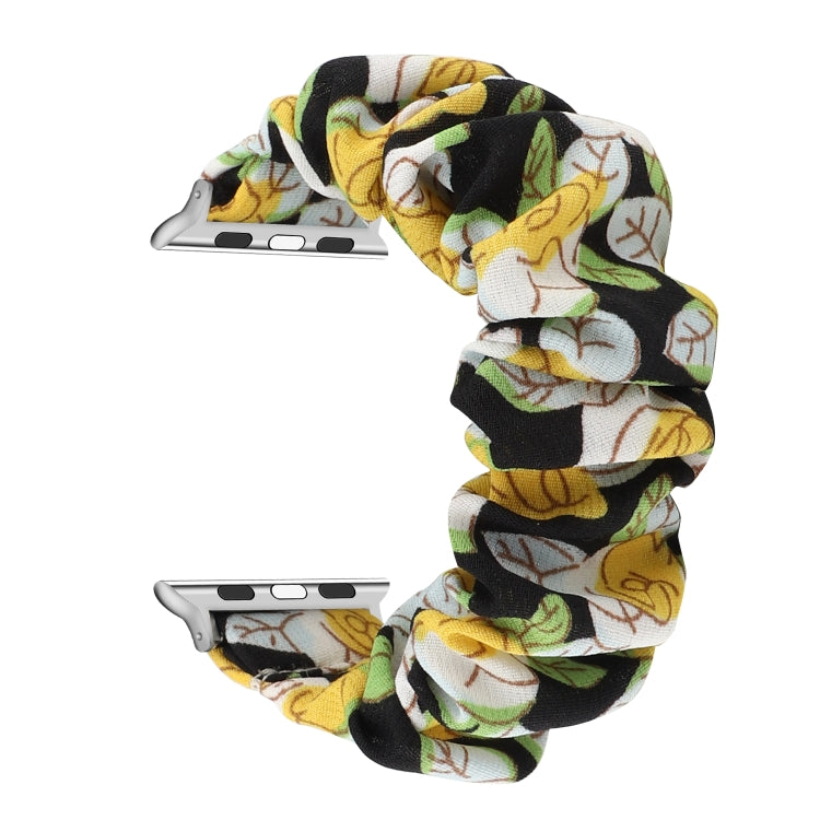 Fabric Hair Ring Replacement Strap Watchband, For Apple Watch Ultra 49mm / Series 8&7 45mm / SE 2&6&SE&5&4 44mm / 3&2&1 42mm, For Apple Watch Series 8&7 41mm / SE 2&6&SE&5&4 40mm / 3&2&1 38mm