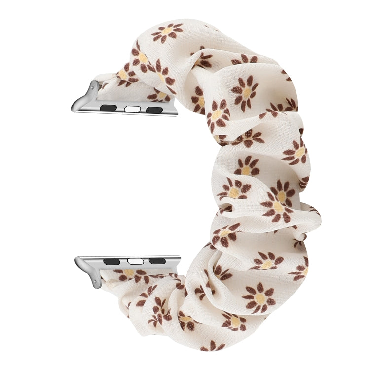 Fabric Hair Ring Replacement Strap Watchband, For Apple Watch Ultra 49mm / Series 8&7 45mm / SE 2&6&SE&5&4 44mm / 3&2&1 42mm, For Apple Watch Series 8&7 41mm / SE 2&6&SE&5&4 40mm / 3&2&1 38mm