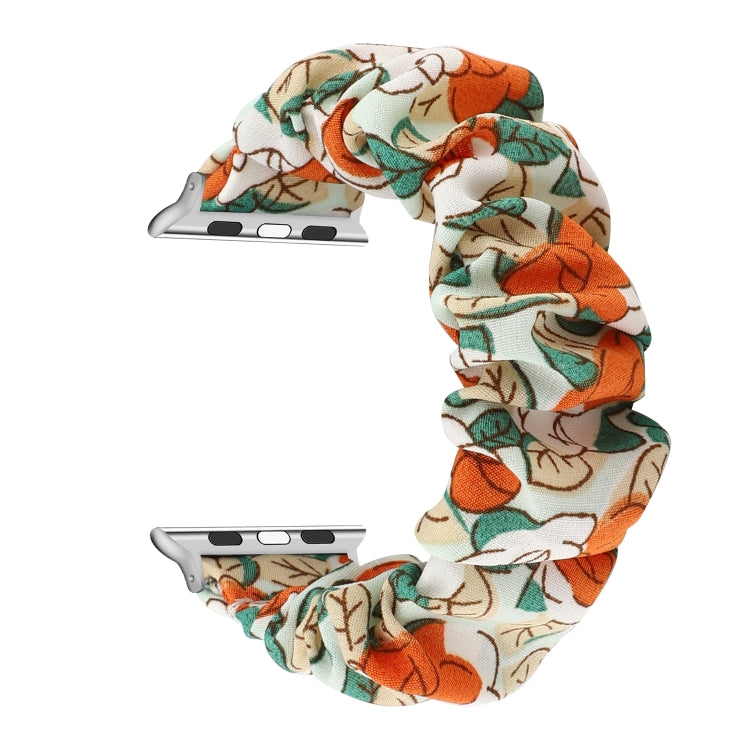 Fabric Hair Ring Replacement Strap Watchband, For Apple Watch Ultra 49mm / Series 8&7 45mm / SE 2&6&SE&5&4 44mm / 3&2&1 42mm, For Apple Watch Series 8&7 41mm / SE 2&6&SE&5&4 40mm / 3&2&1 38mm