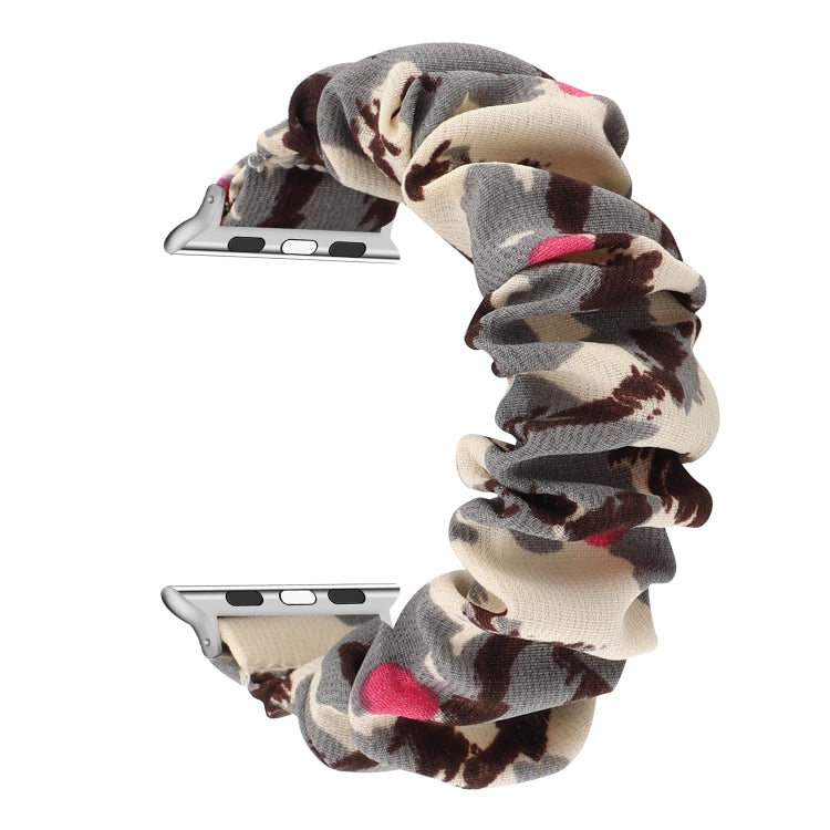 Fabric Hair Ring Replacement Strap Watchband, For Apple Watch Ultra 49mm / Series 8&7 45mm / SE 2&6&SE&5&4 44mm / 3&2&1 42mm, For Apple Watch Series 8&7 41mm / SE 2&6&SE&5&4 40mm / 3&2&1 38mm