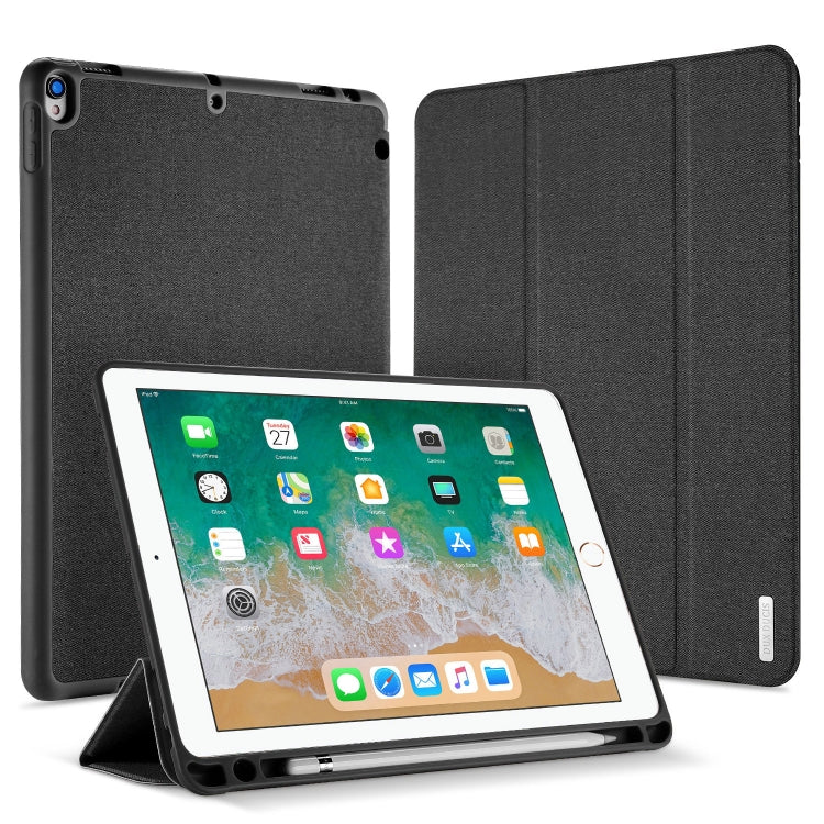 DUX DUCIS Domo Series Horizontal Flip Magnetic PU Leather Case with 3-folding Holder & Pen Slot, For iPad Air 10.5 (2019) / iPad Pro 10.5