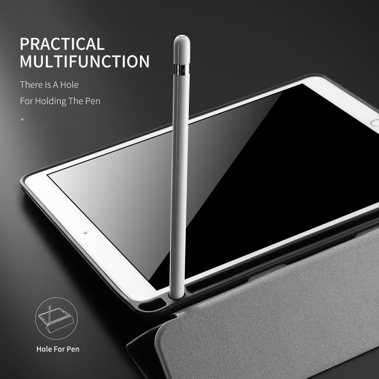 DUX DUCIS Domo Series Horizontal Flip Magnetic PU Leather Case with 3-folding Holder & Pen Slot, For iPad Air 10.5 (2019) / iPad Pro 10.5