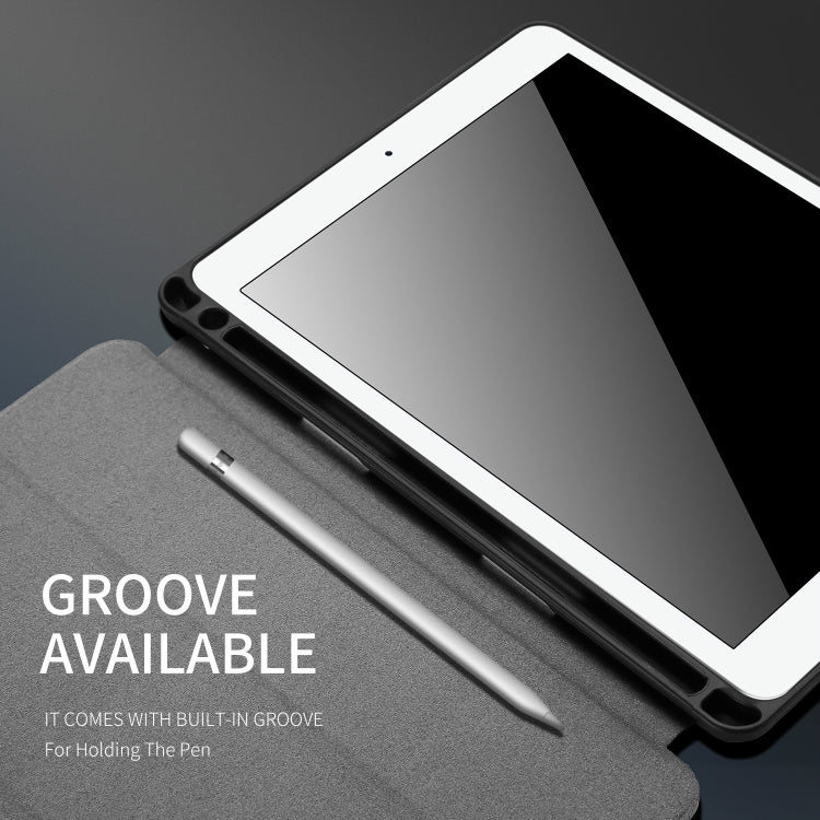 DUX DUCIS Domo Series Horizontal Flip Magnetic PU Leather Case with 3-folding Holder & Pen Slot, For iPad Air 10.5 (2019) / iPad Pro 10.5