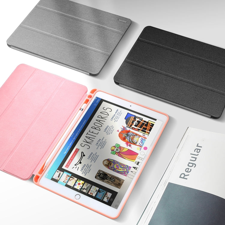 DUX DUCIS Domo Series Horizontal Flip Magnetic PU Leather Case with 3-folding Holder & Pen Slot, For iPad Air 10.5 (2019) / iPad Pro 10.5