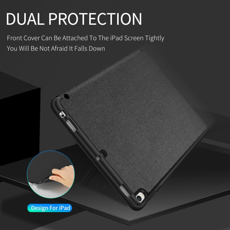 DUX DUCIS Domo Series Horizontal Flip Magnetic PU Leather Case with 3-folding Holder & Pen Slot, For iPad Air 10.5 (2019) / iPad Pro 10.5