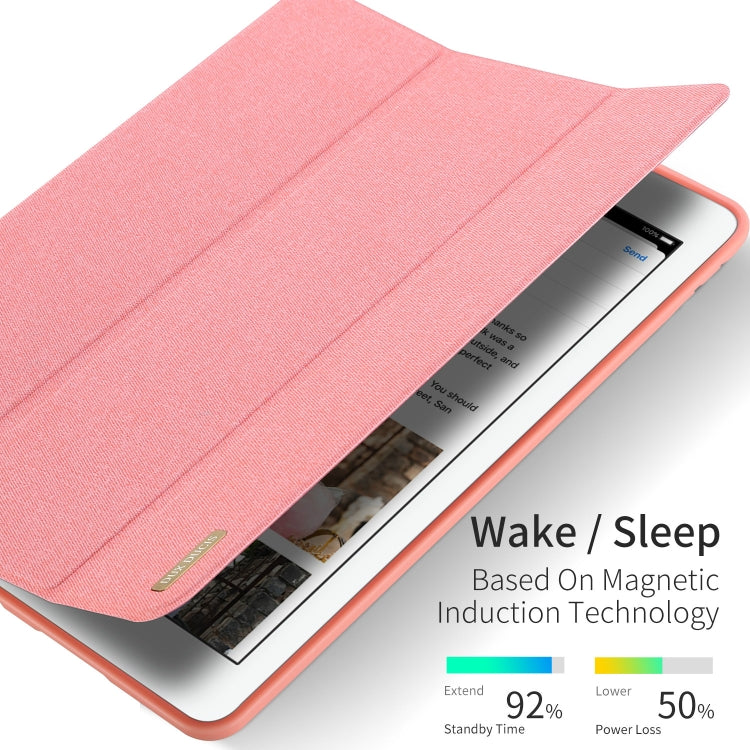 DUX DUCIS Domo Series Horizontal Flip Magnetic PU Leather Case with 3-folding Holder & Pen Slot, For iPad Air 10.5 (2019) / iPad Pro 10.5