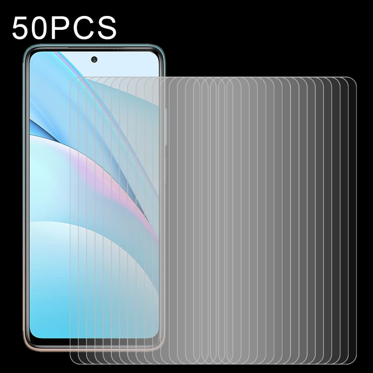 50 PCS 0.26mm 9H 2.5D Tempered Glass Film