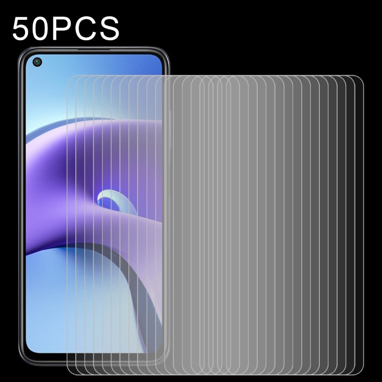 50 PCS 0.26mm 9H 2.5D Tempered Glass Film