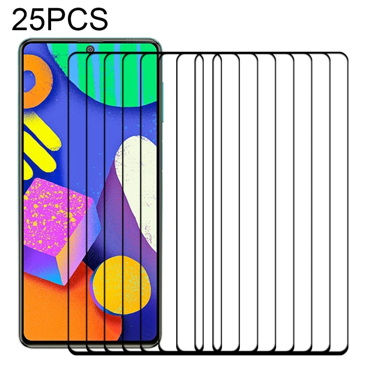 25 PCS Full Glue Full Screen Tempered Glass Film