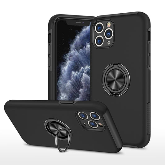 Shockproof magnetic protective case for iPhone 11 Pro with invisible ring holder