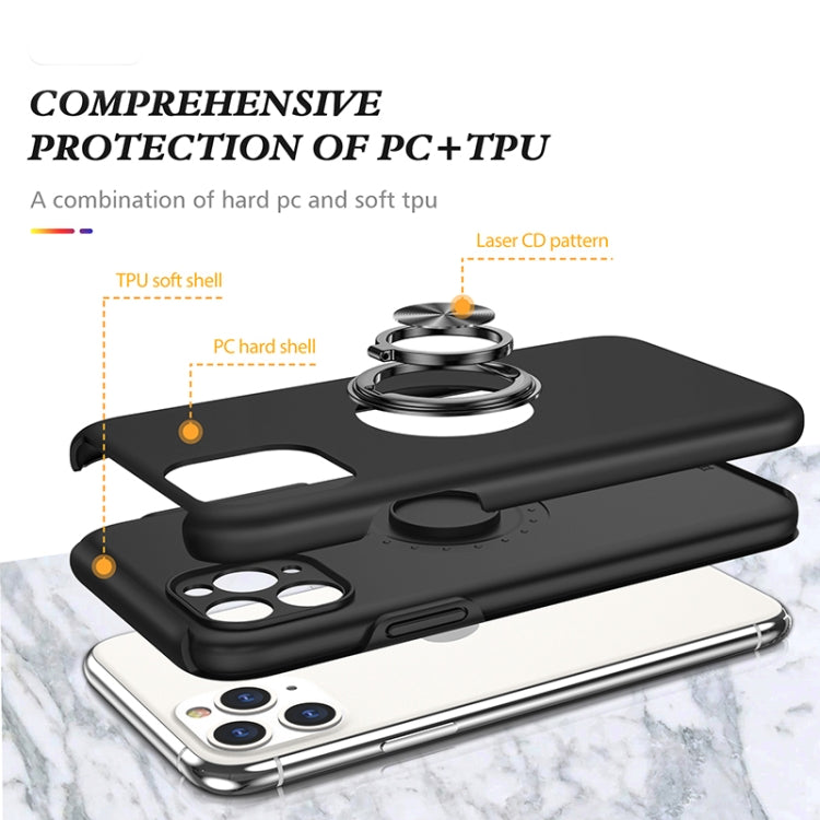 PC + TPU Shockproof Magnetic Protective Case with Invisible Ring Holder, For iPhone 11 Pro, For iPhone 11 Pro Max, For iPhone 12 mini, For iPhone 12