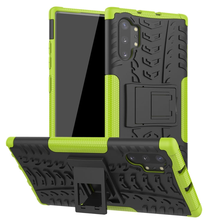 Tire Texture TPU + PC Shockproof Case with Holder, For Nokia 2.2, For Galaxy Note 10 Plus, For Xiaomi Mi CC9e