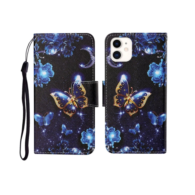 Painted Pattern Horizontal Flip Leathe Case, Series 1