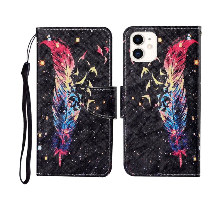 Painted Pattern Horizontal Flip Leathe Case, Series 1